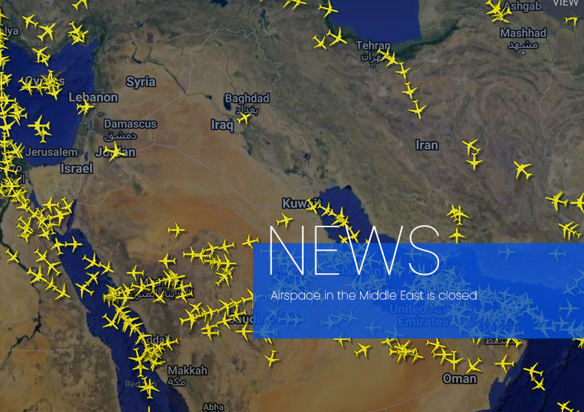 Airspace closures throughout the Middle East ground, divert flights as Iran launches drone attack on Israel