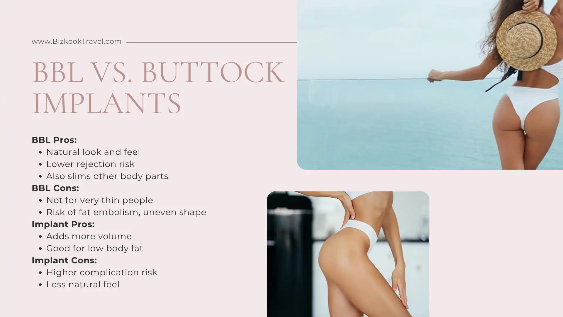 Brazilian Butt Lift vs. Buttock Implants