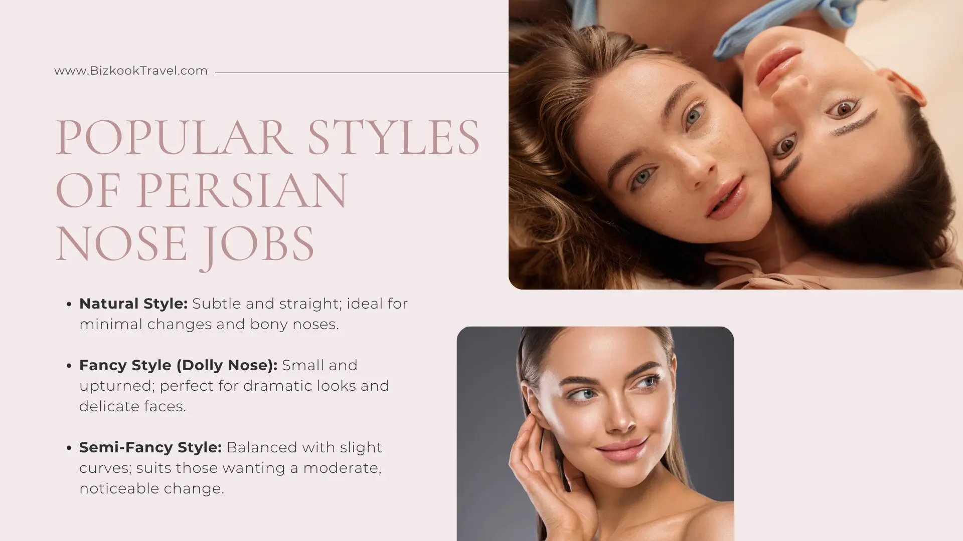 Popular Styles of Persian Nose Jobs