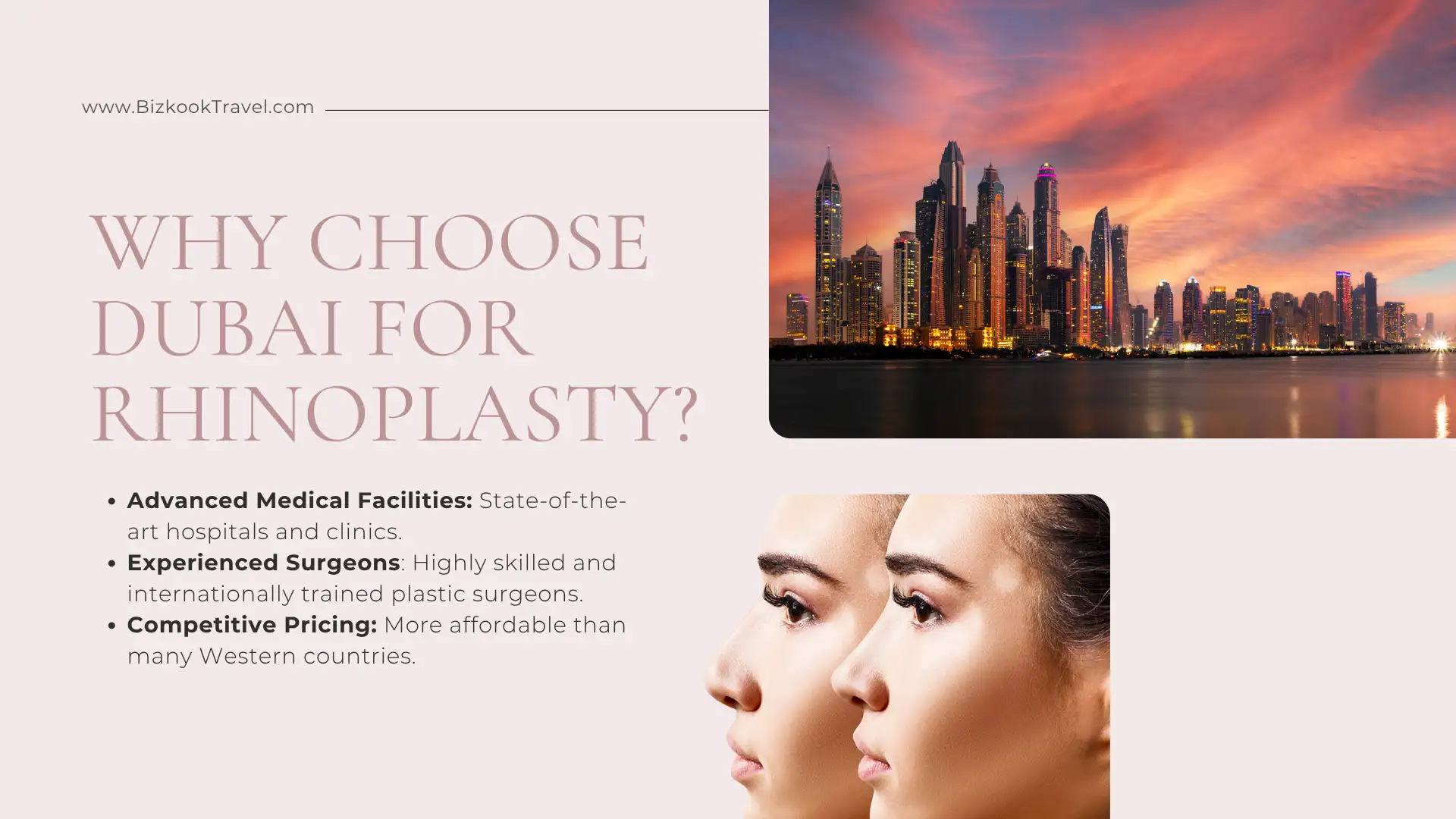 Why Choose Dubai for Rhinoplasty?