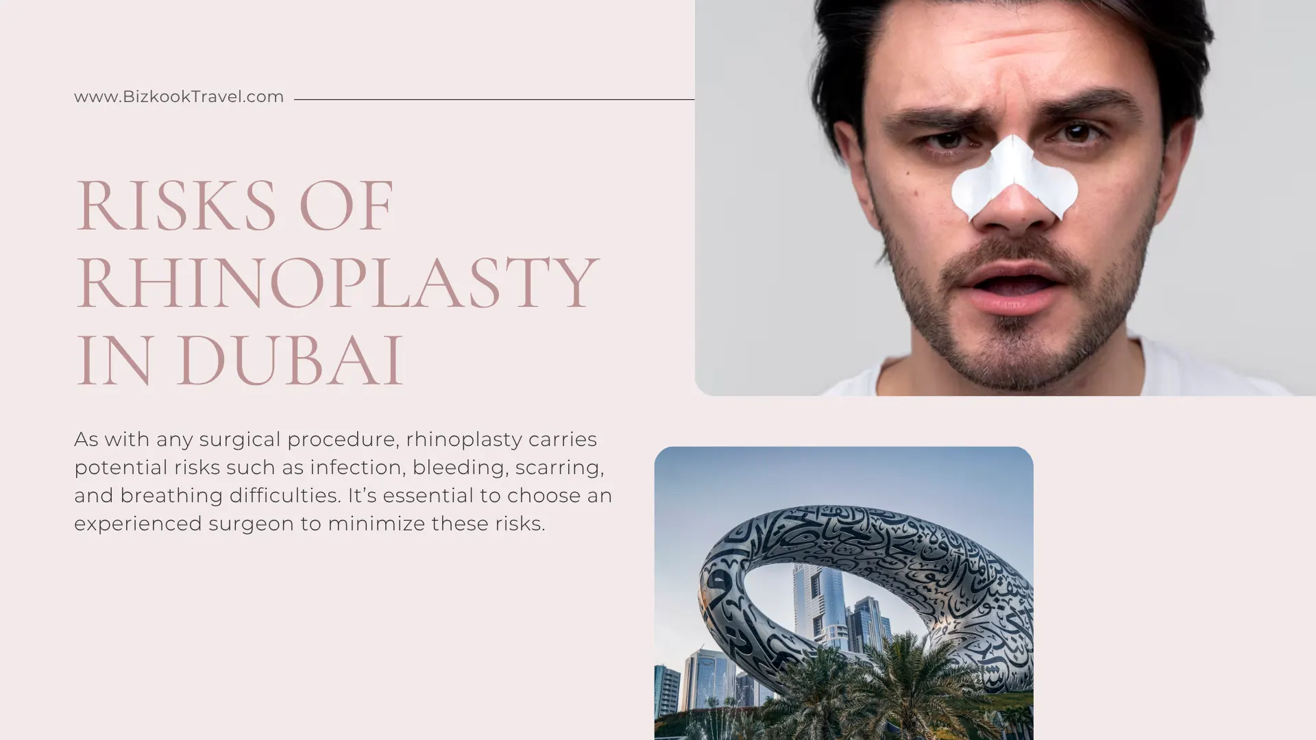 Risks of Rhinoplasty in Dubai