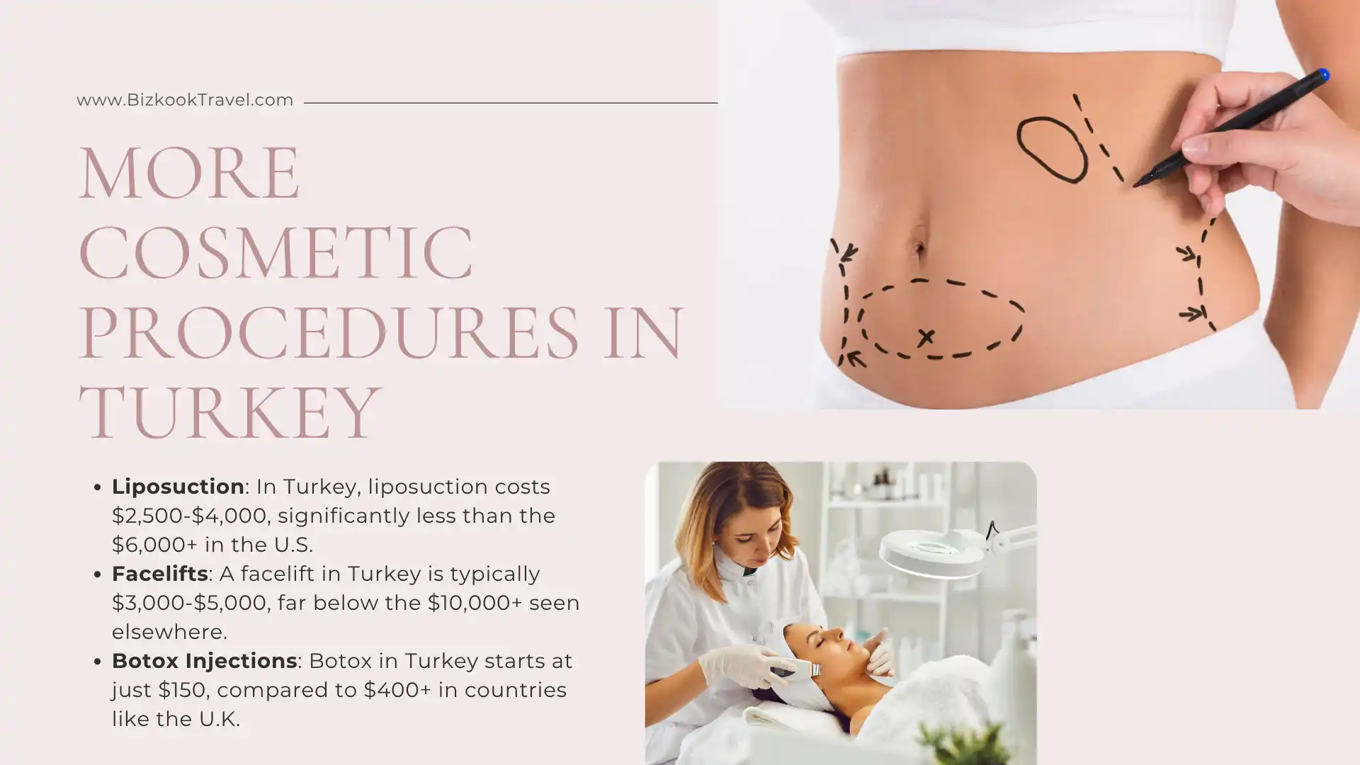 More Cosmetic Procedures in Turkey